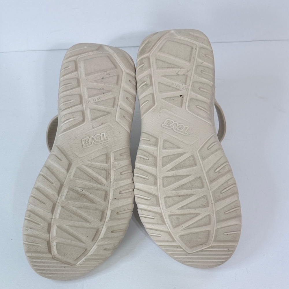 Teva Women's Neutral Cream Slingback Sandals - Picture 8 of 8